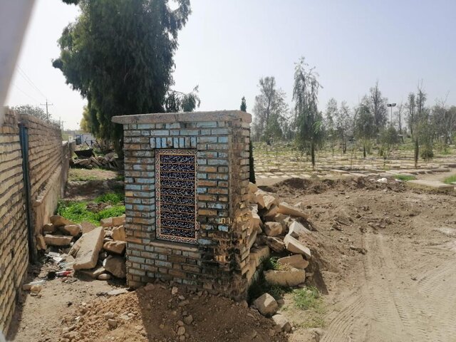 ریزش قبرستان های تاریخی شیراز!