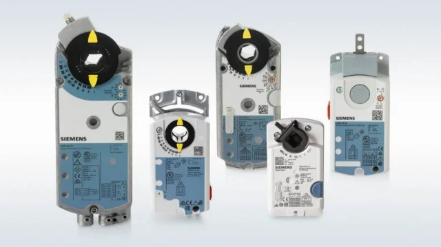 Siemens or Honeywell damper motor catalog for building air vents