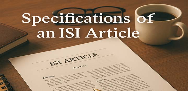 مشخصات یک مقاله isi