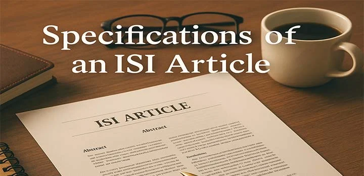 مشخصات یک مقاله isi